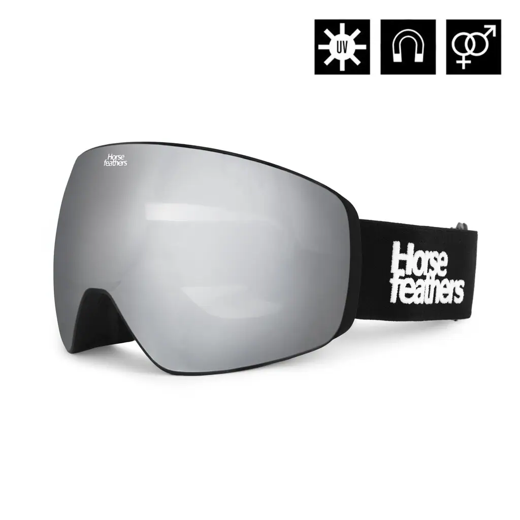 Horsefeathers Scout 2026 Black Mirror Silver + Zusatzlinse
